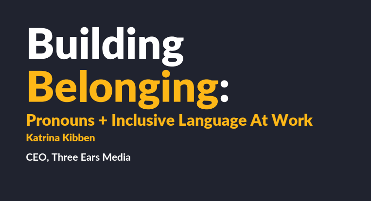 Pronoun and Belonging Guide